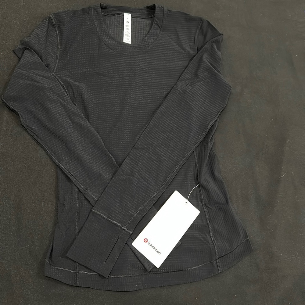 Lululemon Ventilated Mesh-Back Run Long Sleeve
